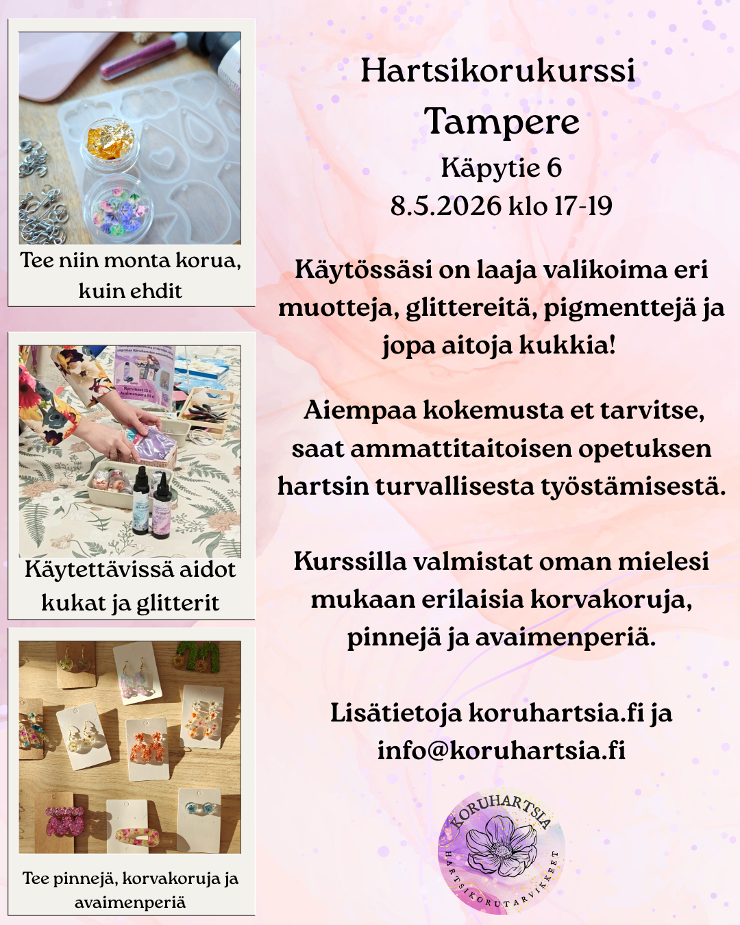 Hartsikorukurssi 8.5. Tampere