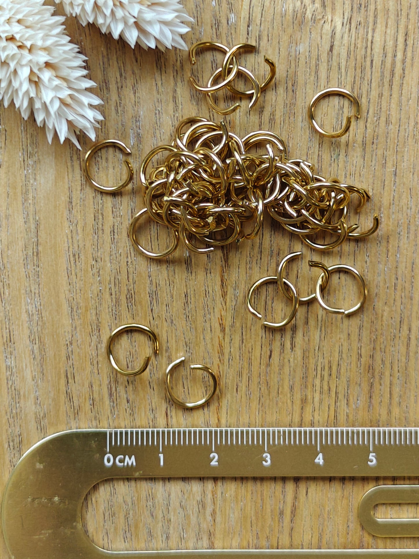Välirengas 10mm x 1mm Kullattu