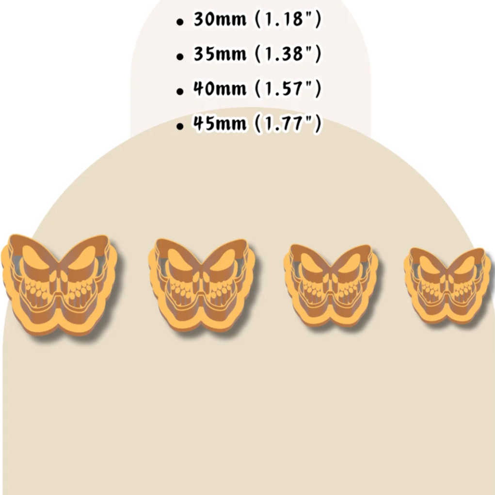 Massamuotti Skull Butterfly
