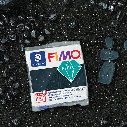 Fimomassa - Effect Graniitti Musta