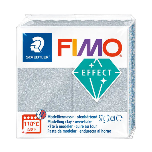 Fimomassa - Effect Glitter Silver