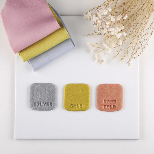 Fimomassa - Effect Glitter Silver