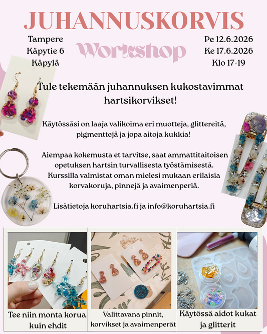 Juhannuskorvis Workshop Tampere 12.6. / 17.6.