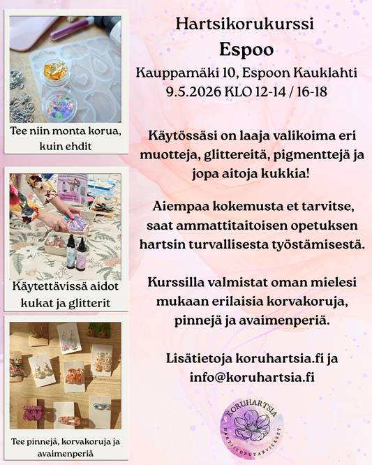 Hartsikorukurssi 9.5. Espoo