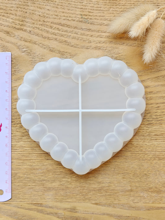 Silikonimuotti - Sydänpallero alunen