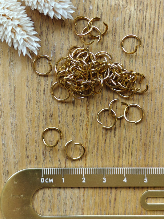 Välirengas 10mm x 1mm Kullattu