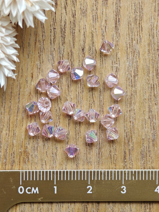 Preciosa® Bicone 4mm - Eri sävyjä 24kpl