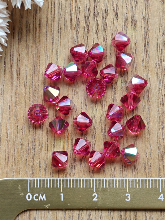 Preciosa® Bicone 6mm - Eri sävyjä 24kpl