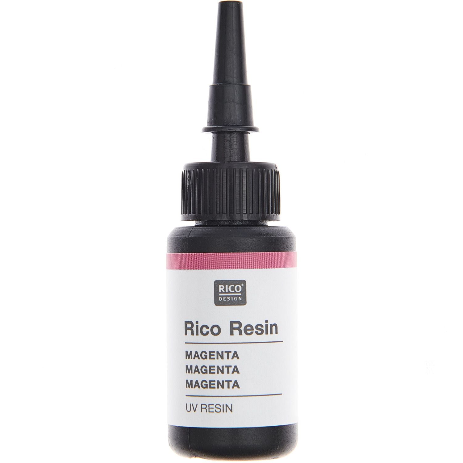 Magentan värinen uv hartsi pienessä 10ml pullossa. Käytetään korujen tekemiseen tai pinnoittamiseen