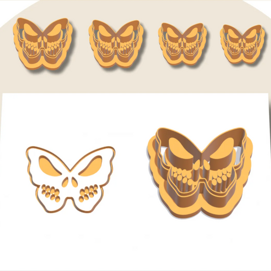 Massamuotti Skull Butterfly