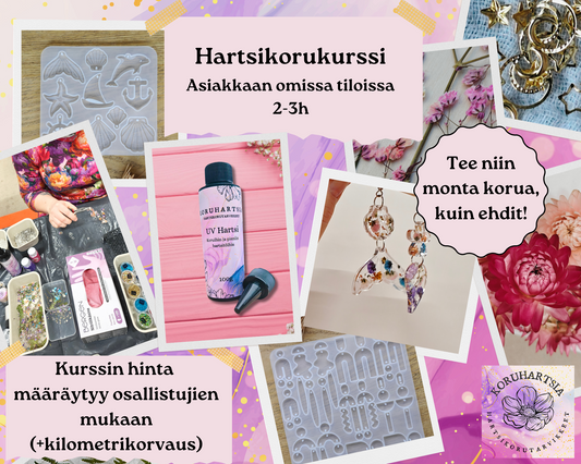 Hartsikorukurssi asiakkaan omissa tiloissa