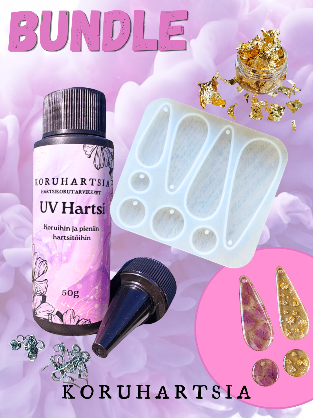 UV Hartsi Aloituspakkaus Korvakorut