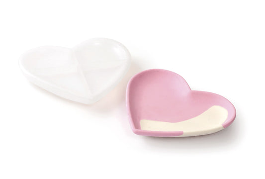 Silikonimuotti - Sydänalusta Jesmonite