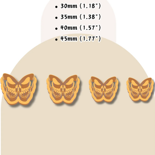 Massamuotti Skull Butterfly